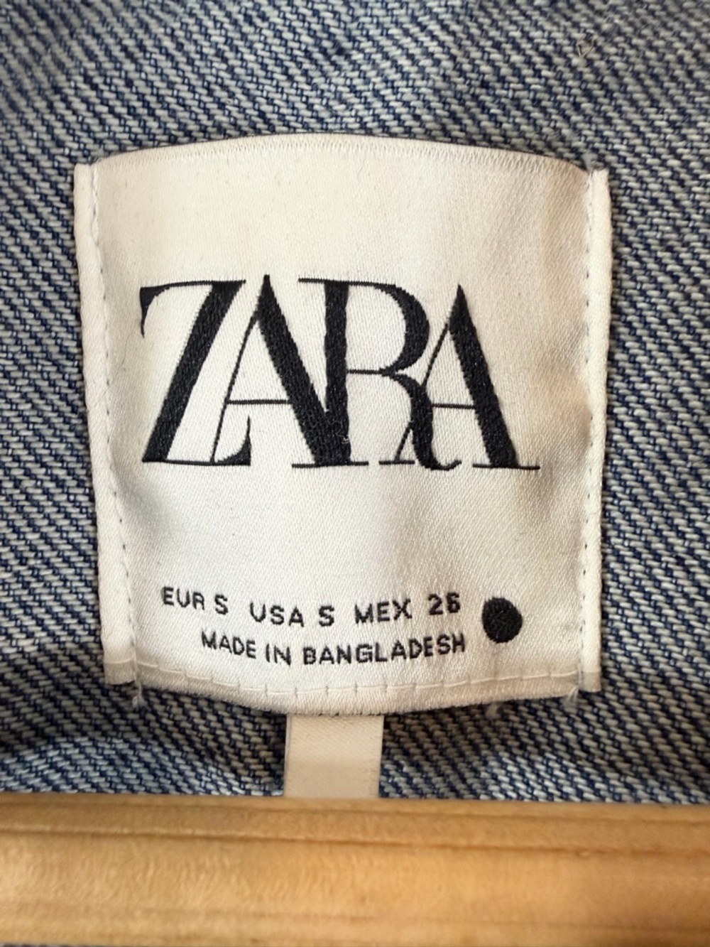 Zara Blue Denim Long Sleeve Shirt Dress - Picture 4 of 8